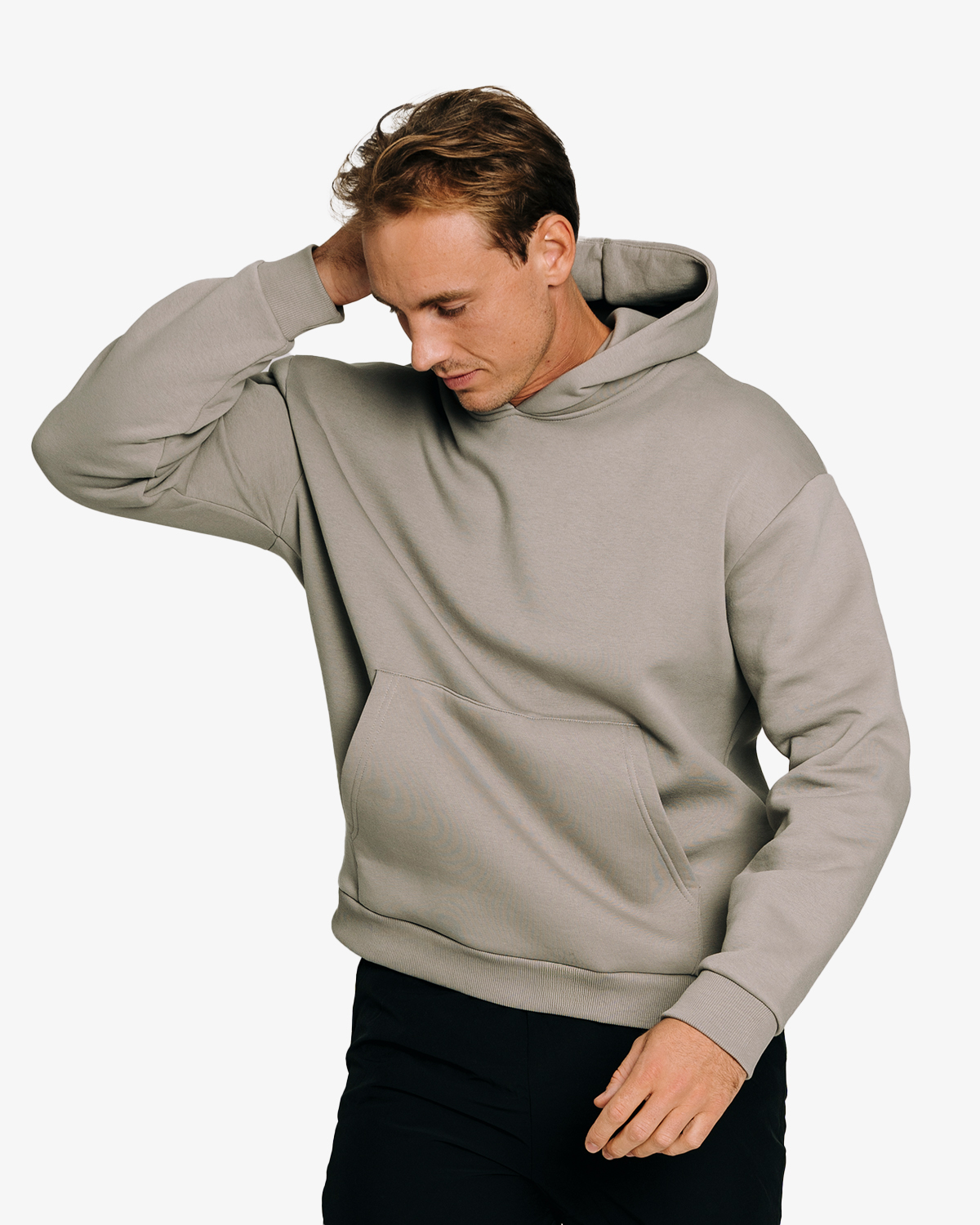 Hoodie Emblem, Smoked Grey