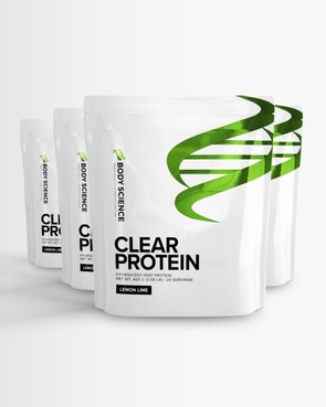 4 kpl Clear Protein
