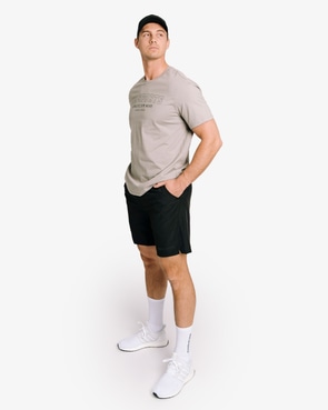 Workout T-shirt Varsity, Smoked Grey