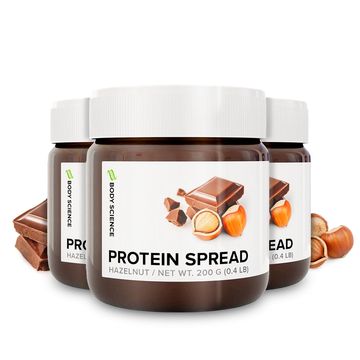 3 kpl Protein Spread – proteiinipitoinen hasselpähkinälevite