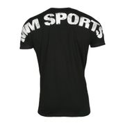 Svart MM Hardcore T-shirt med vitt MM Sports-tryck på axlarna
