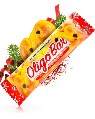 Body Science Oligo Bar Golden Saffron Bun protein bar