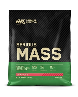 Optimum Nutrition Serious Mass 5,45 kg Strawberry Gainer