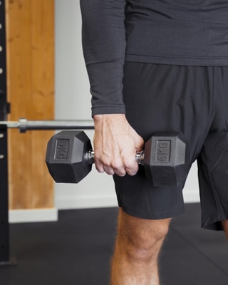 Hex-käsipaino 15 kg