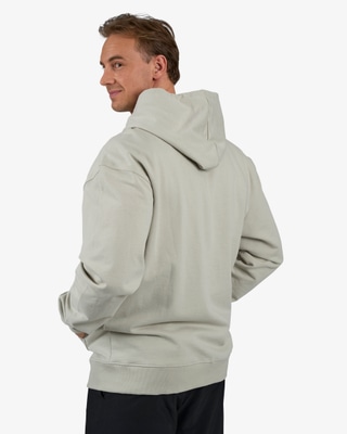 Hoodie Zip Engineered, Warm Grey
