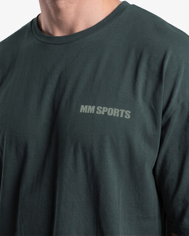 MM Sports Oversized Hardcore T-shirt, DK Green