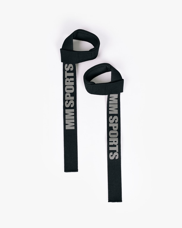 Lifting Straps 3D Silicone, Black