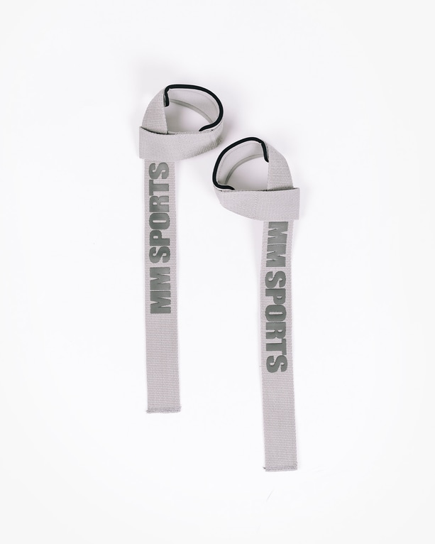 MM Sports Lifting Straps 3D Silicone, Smoked Grey
