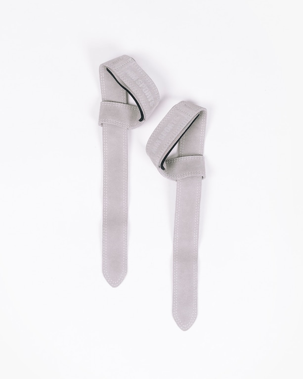 Lifting Straps Suede, Smoked Grey