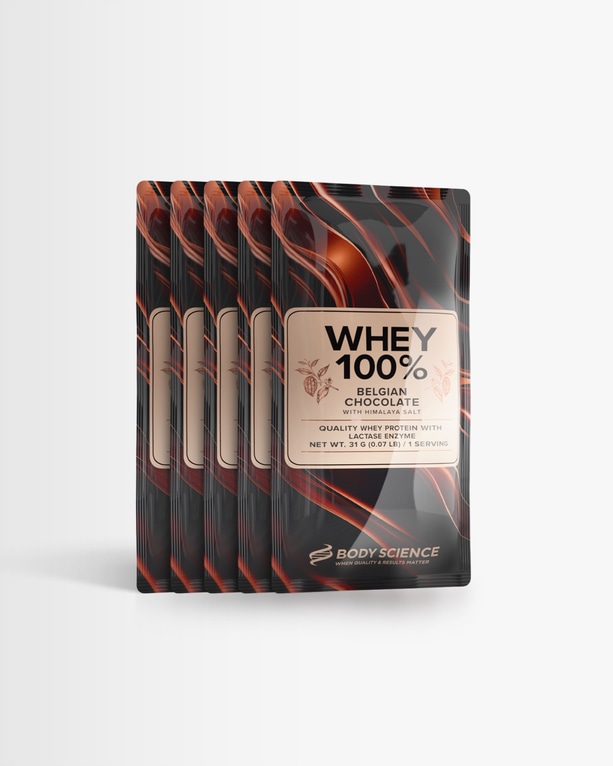 5 kpl Whey 100% - Annospussissa