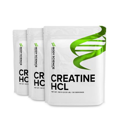 3 kpl Creatine HCl - kreatinhydroklorid 