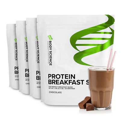 4 kpl Protein Breakfast Shake