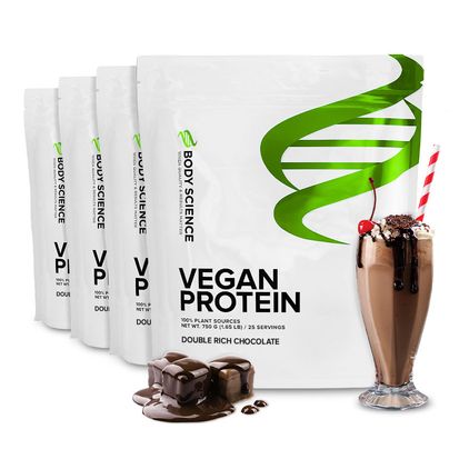 4 kpl Vegan Protein 