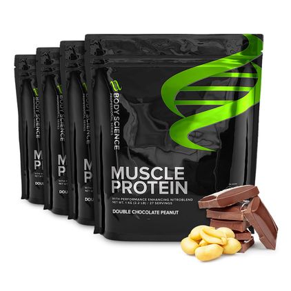 4 kpl Muscle Protein