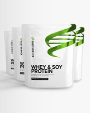 4 kpl Whey & Soy Protein 