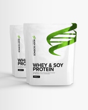 2 kpl Whey & Soy Protein 