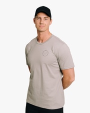Workout T-shirt Emblem, Smoked Grey