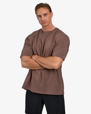 Oversized Hardcore T-shirt, Mocha