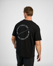 Oversized T-shirt Emblem, Black